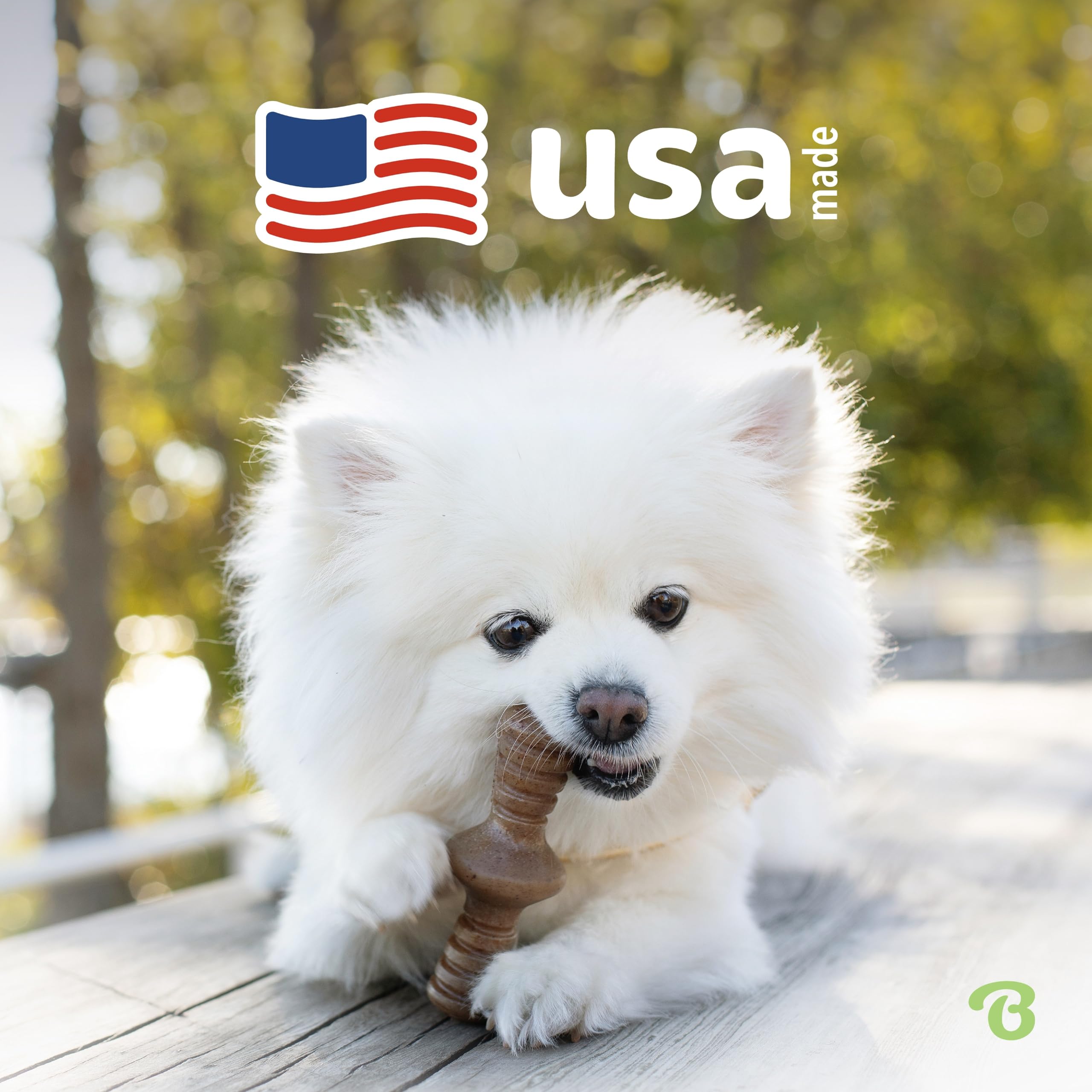Benebone Maplestick Zaggler agarre fácil para patas y mordisqueo cómodo.