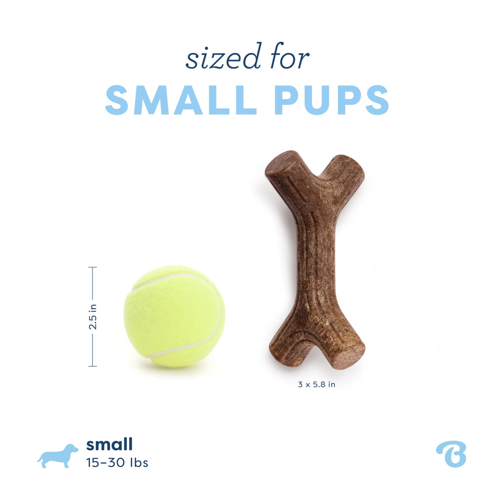 Benebone Puppy Maplestick hecho en EE. UU., respaldo de seguridad y calidad.