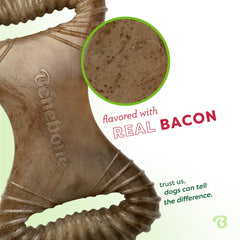 Benebone sabor tocino real para perros, ideal para masticación y juego