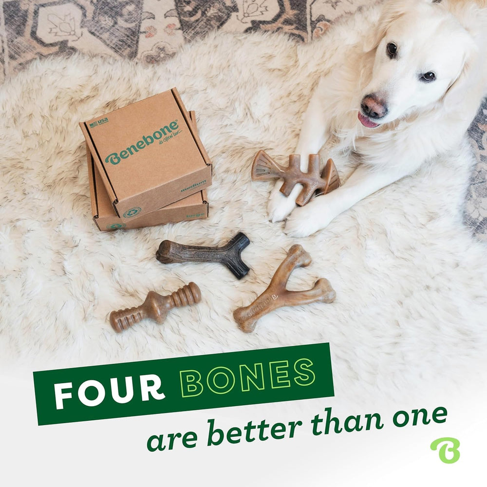 Diseño fácil de agarrar para perros pequeños durante masticación.