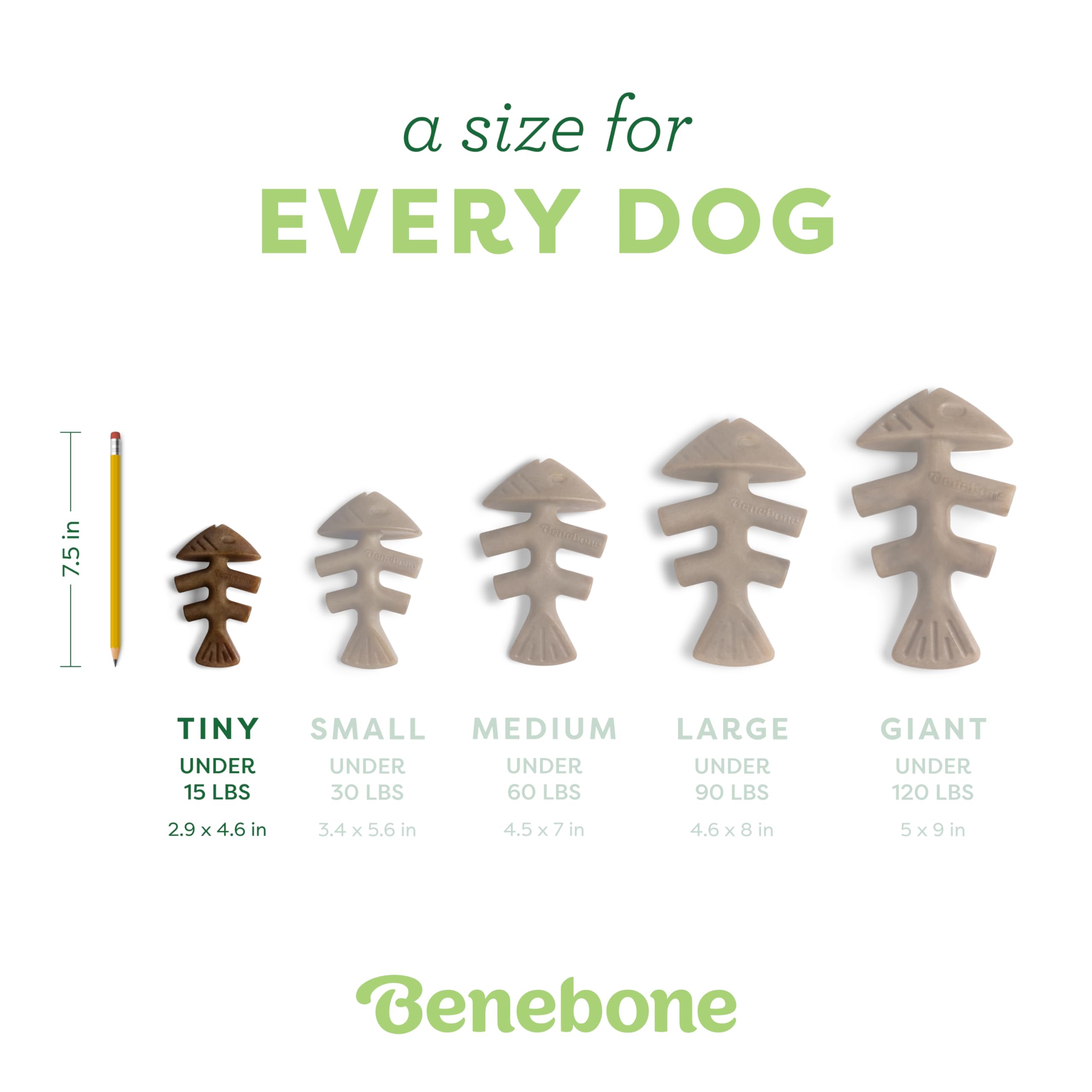 Benebone Tiny 2-Pack, hecho en EE. UU., garantía de calidad.