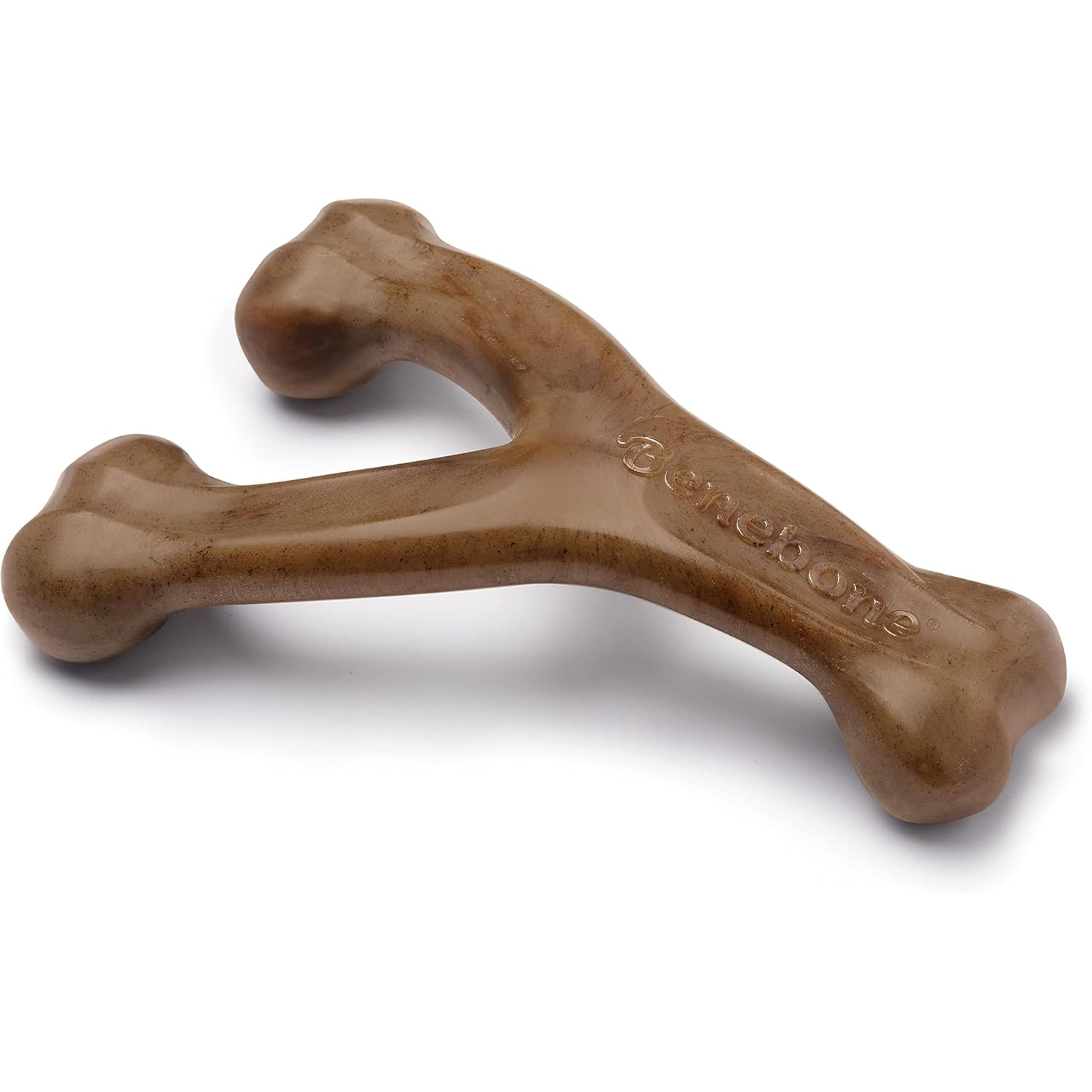 Benebone Wishbone, masticable duradero para perro, ideal para mordidas intensas.