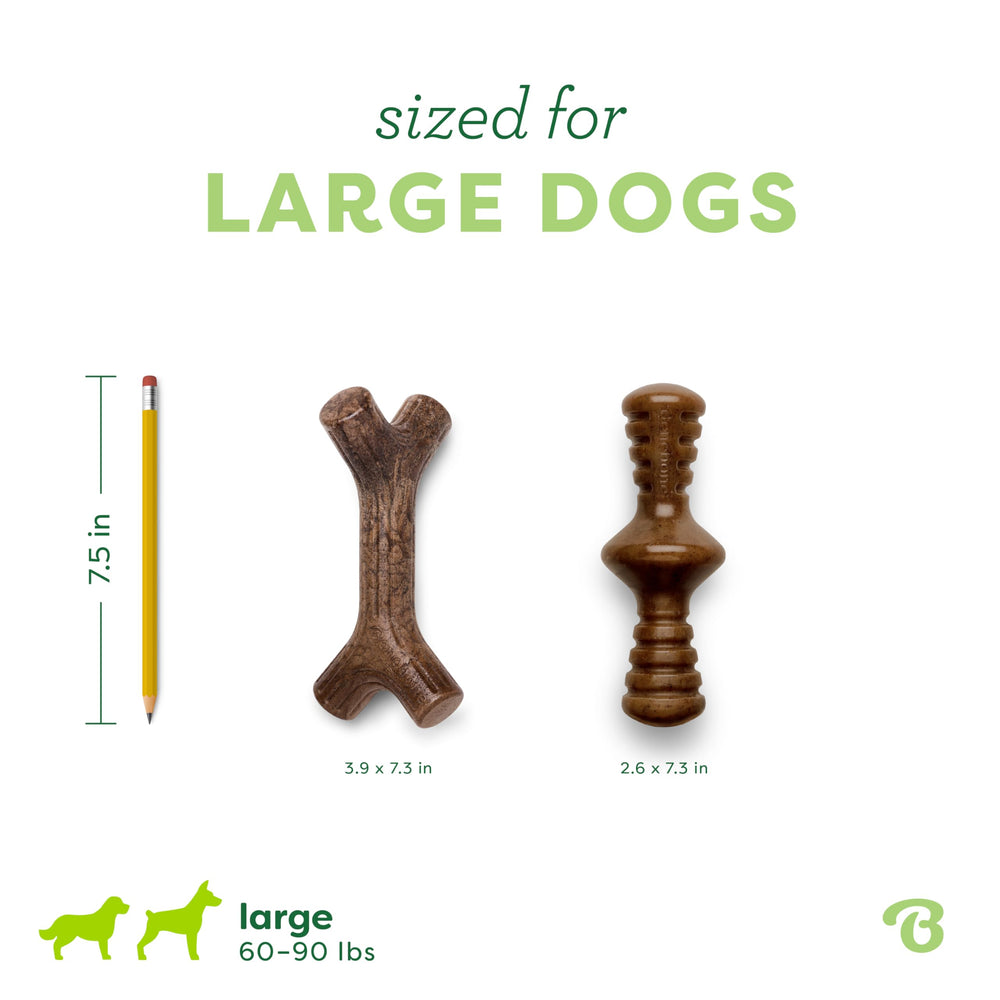 Benebone Zaggler rodante bacon para distracción y juego activo