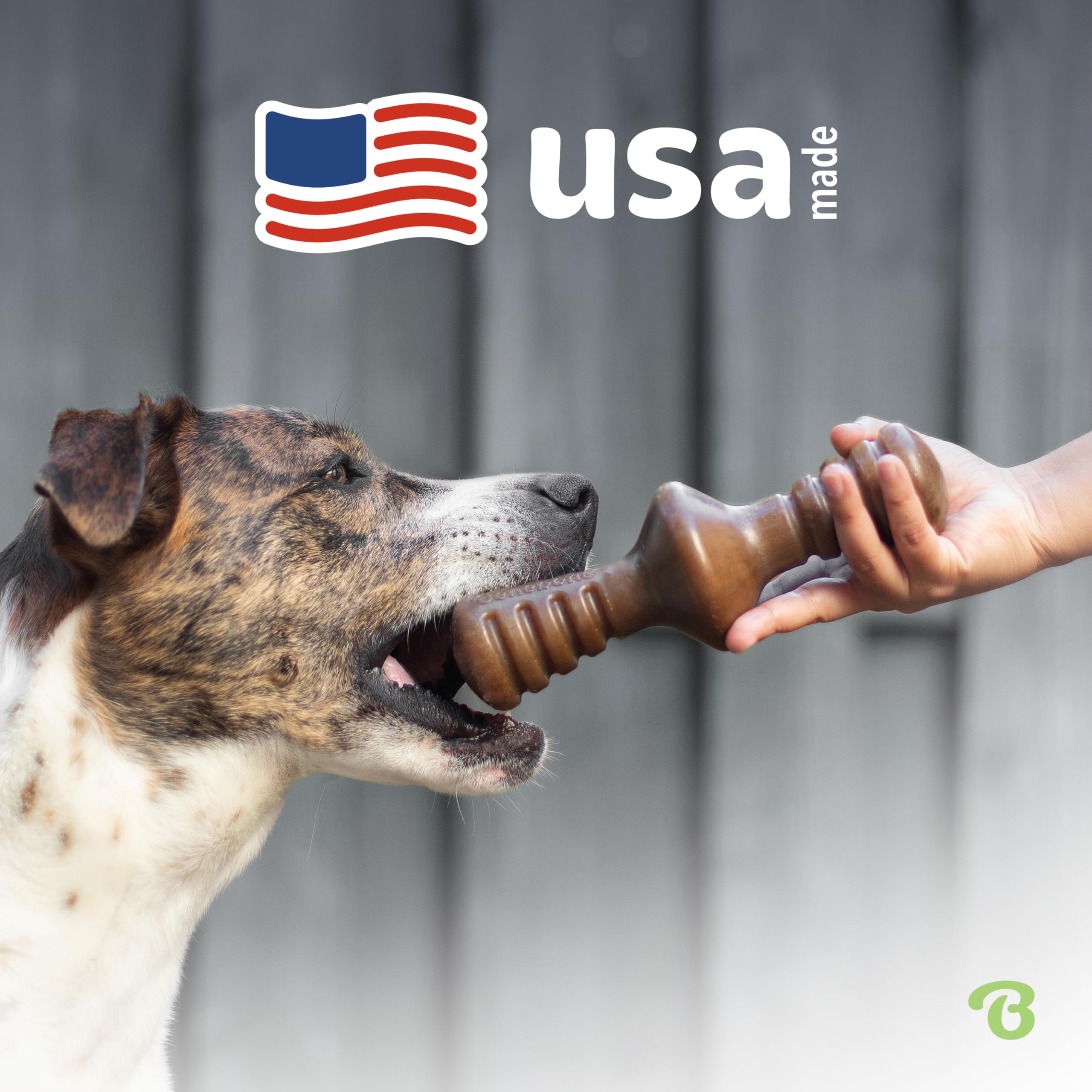 Benebone Zaggler tamaño grande ideal para perros activos.