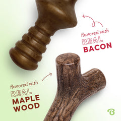 Benebone Zaggler con sabor a tocino real para masticar