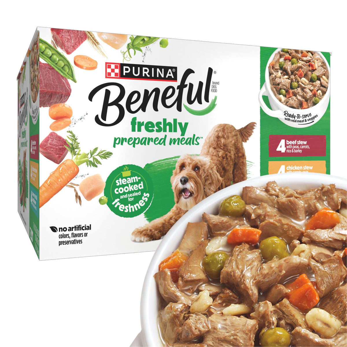 Beneful Gravy: conjunto de 12 envases de 10 oz con proteína para músculos fuertes