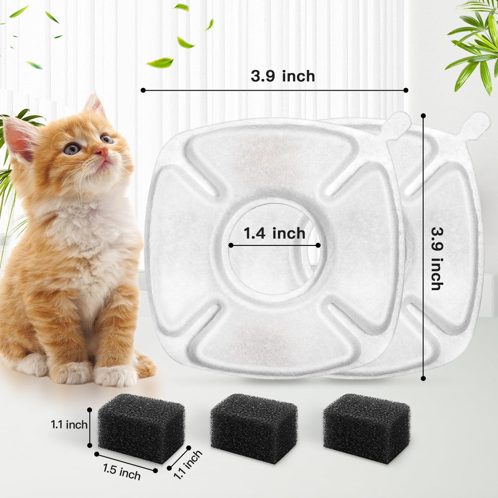 Paquete Bengor de 16 filtros para bebederos de mascotas