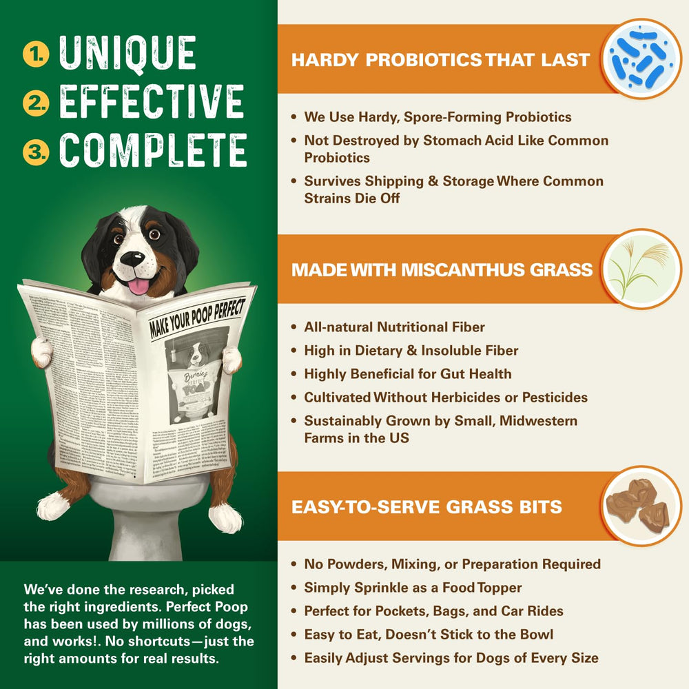 Bernie's Ingredientes naturales para perros, fórmula suave y sin granos.