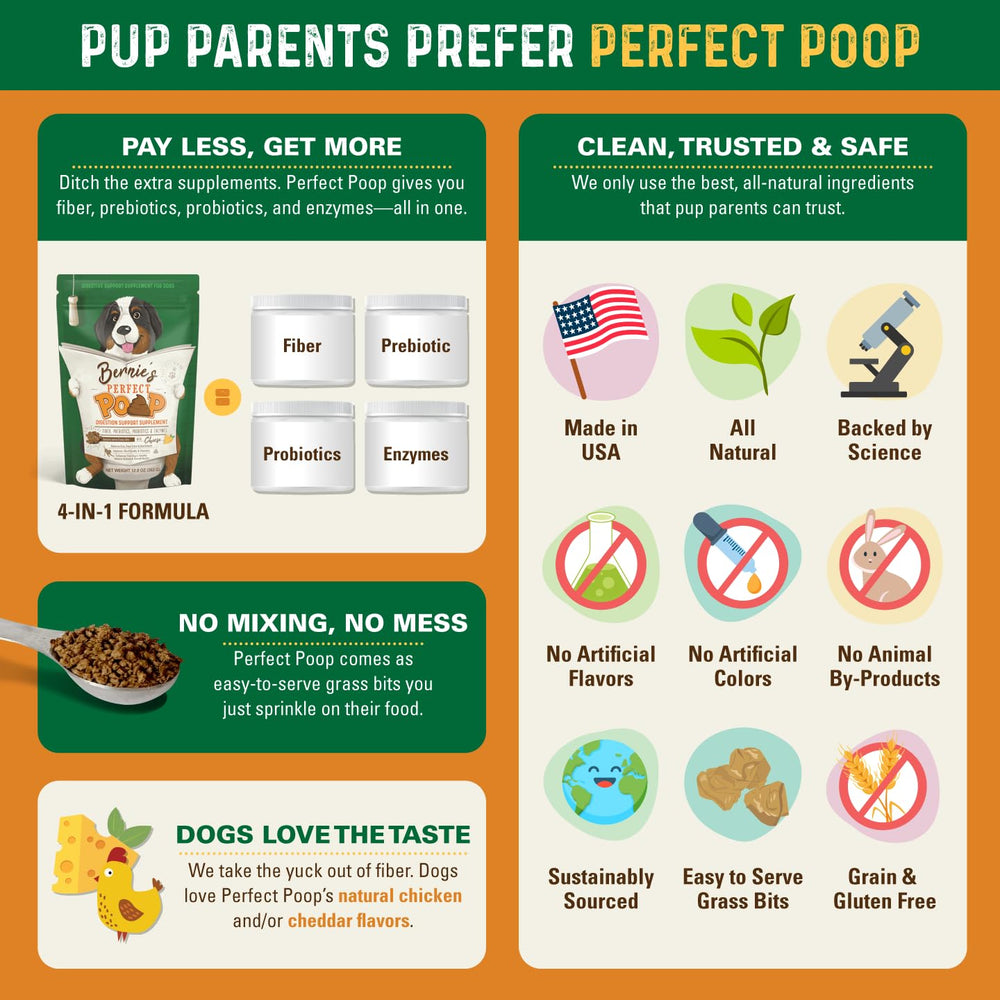 Bernie's ingredientes naturales sin granos, opción premium para perros sensibles
