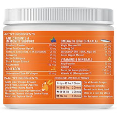 Bernie's masticables suaves para perros, apoyo articular diario.