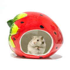 Besimple Hamster Hideout en forma de sandía: refugio seguro para hámsters y juego suave.