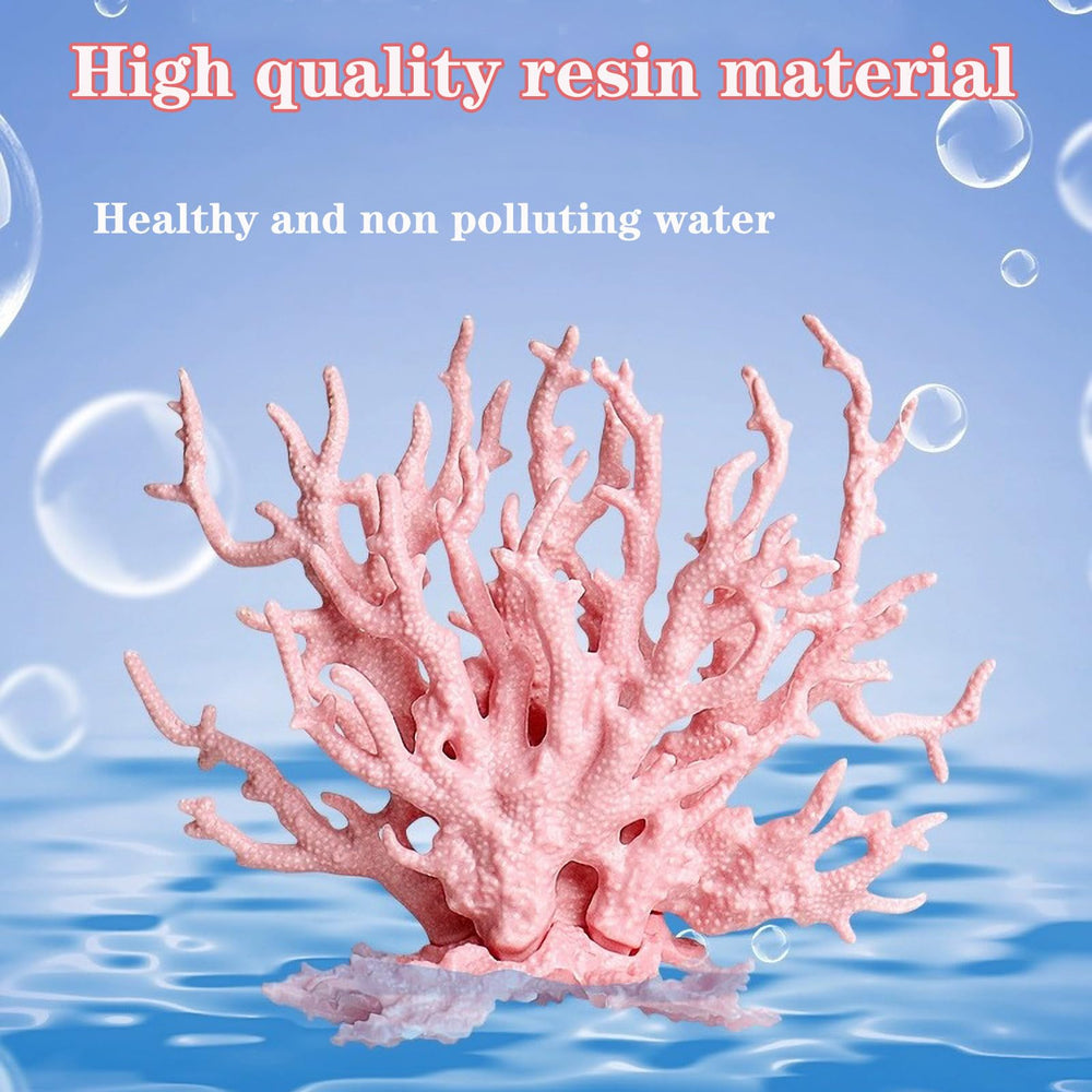 Besimple coral artificial para acuario, ofrece refugio seguro a peces