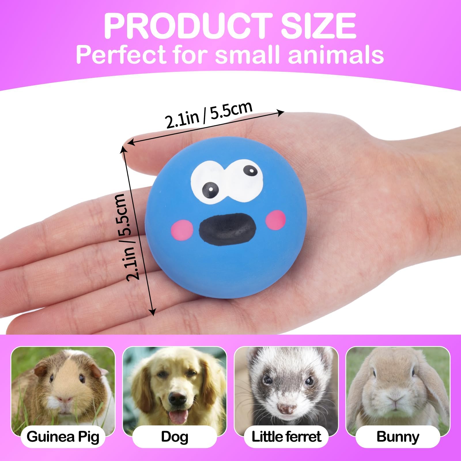 BESNEW juguete dental duradero para hurón y perro pequeño.