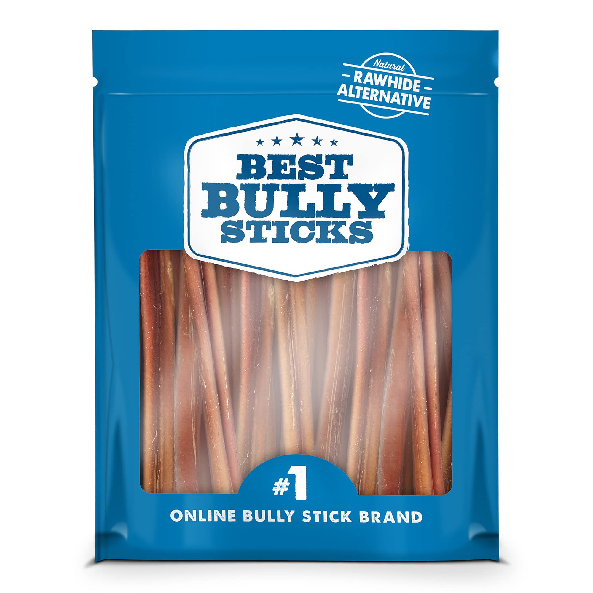 Best Bully Sticks 6 pulgadas, palitos de perros que favorecen la limpieza dental y la digestión.