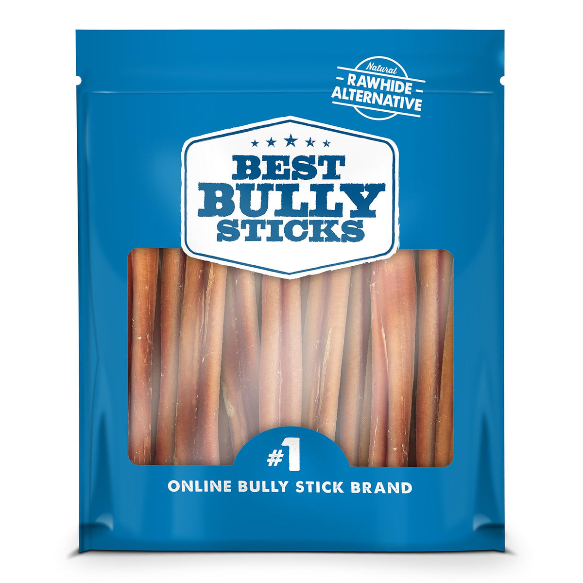Best Bully Sticks 6 pulgadas sin olor: masticación limpia para perros grandes.