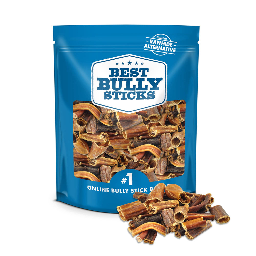 Best Bully Sticks bocaditos de esofago res crujientes para perros.
