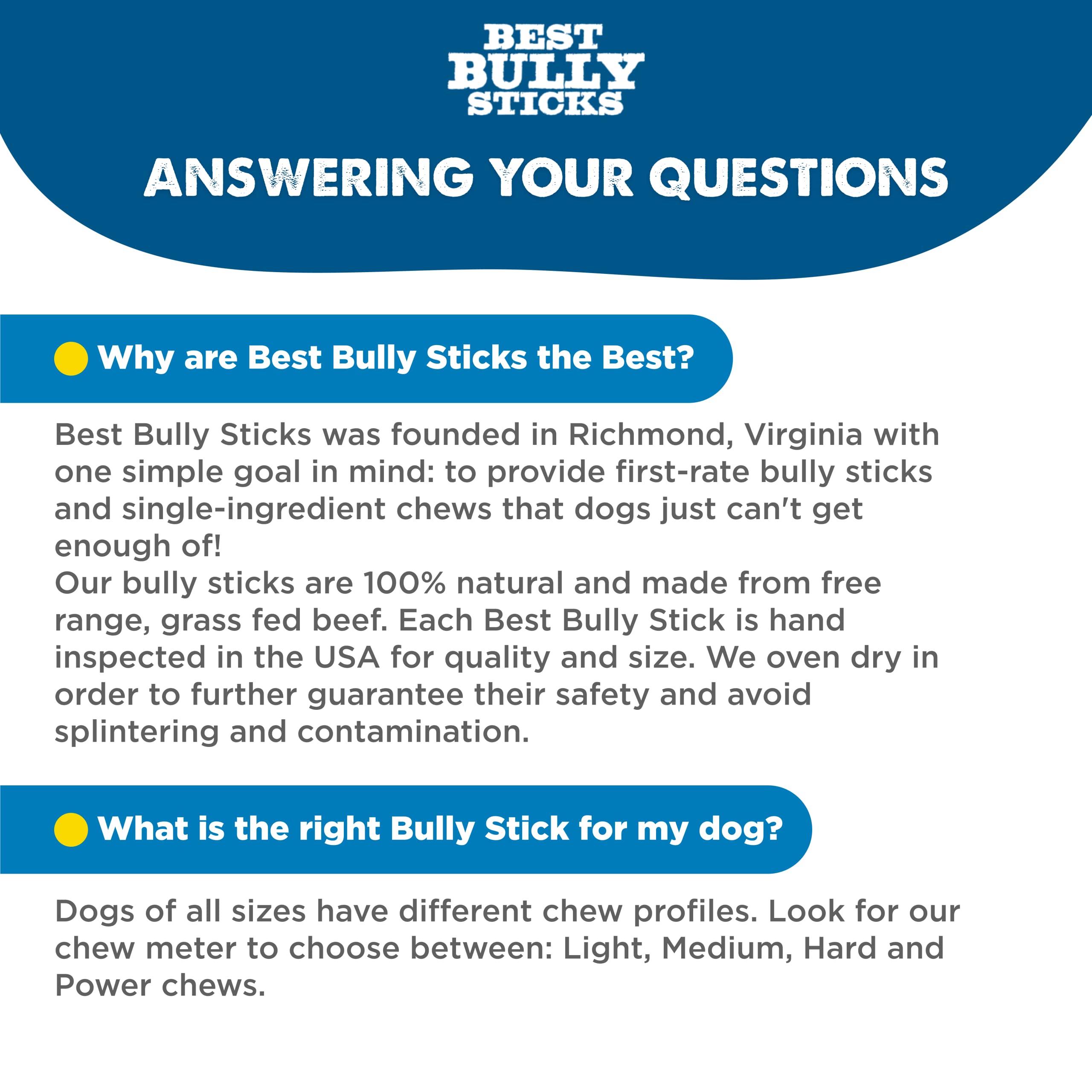 Best Bully Sticks para cachorros en denticion con supervisión
