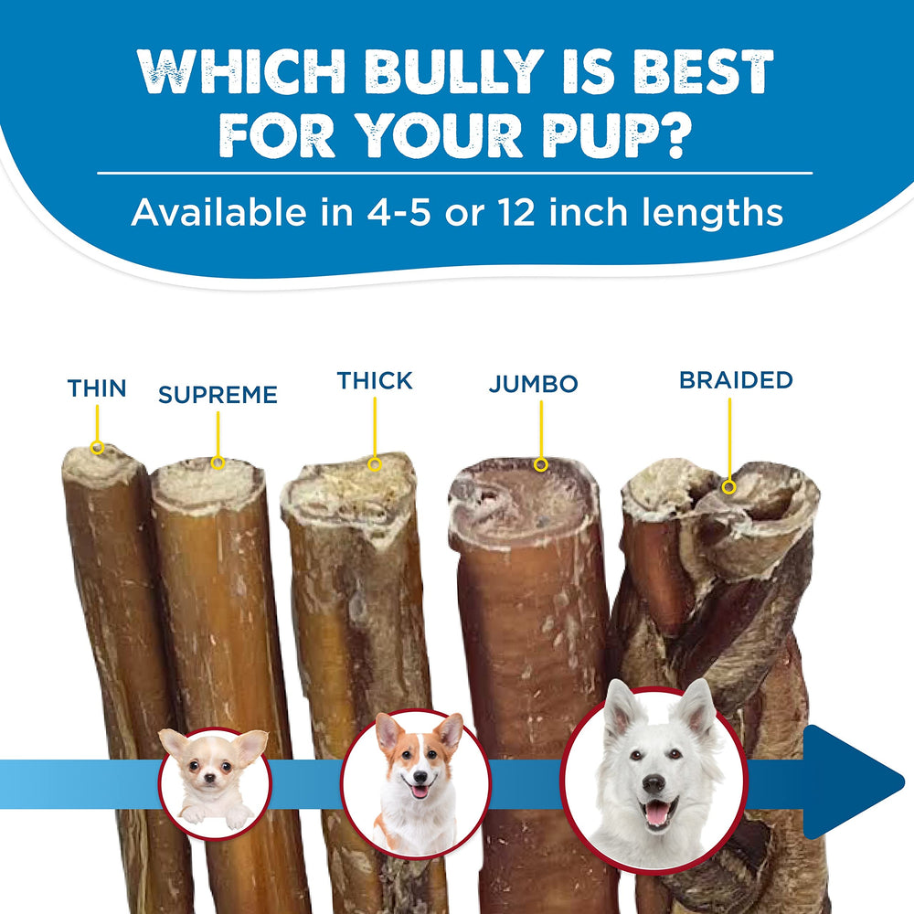 Best Bully Sticks, calma para perros hiperactivos: canaliza la energía durante la espera.