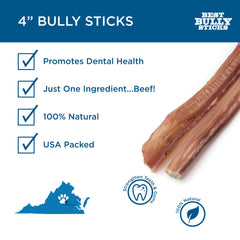 Best Bully Sticks cuidado dental y masticación duradera para caninos