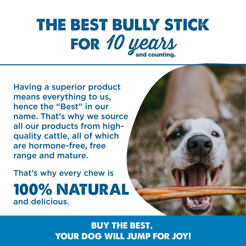 Best Bully Sticks favorece desarrollo mental y masticación prolongada