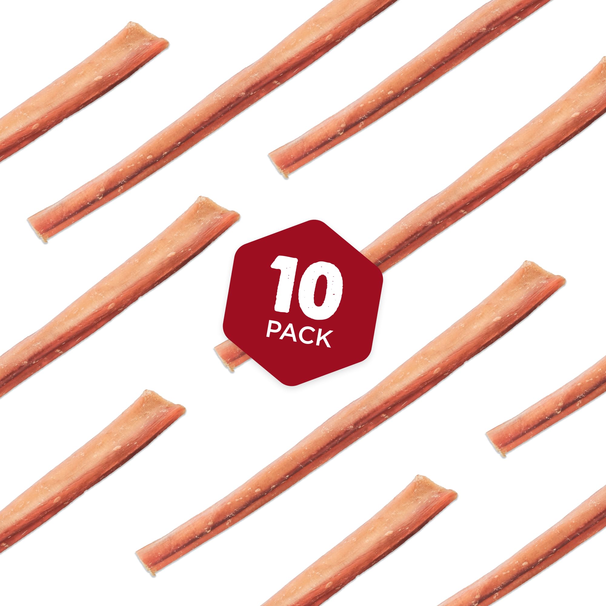 Best Bully Sticks jumbo para perro grande masticando, snack de un solo ingrediente para ocupación.