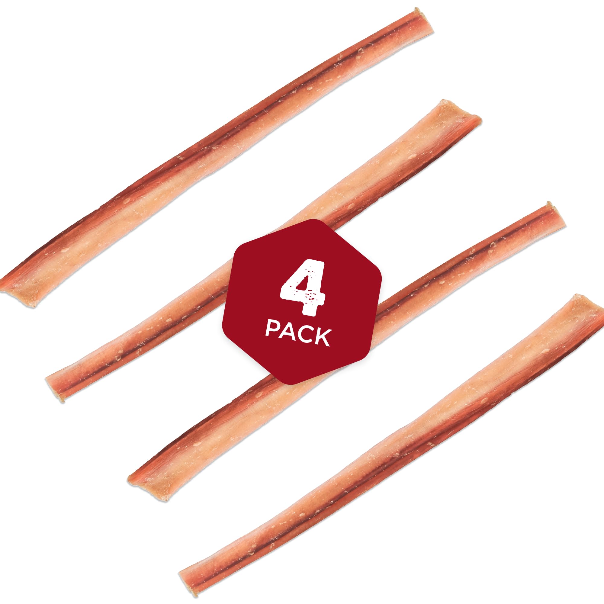 Best Bully Sticks jumbo textura gruesa ayuda a limpieza dental durante la masticación.