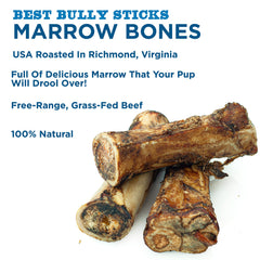 Best Bully Sticks Marrow Bones close-up: masticación sabrosa y duradera