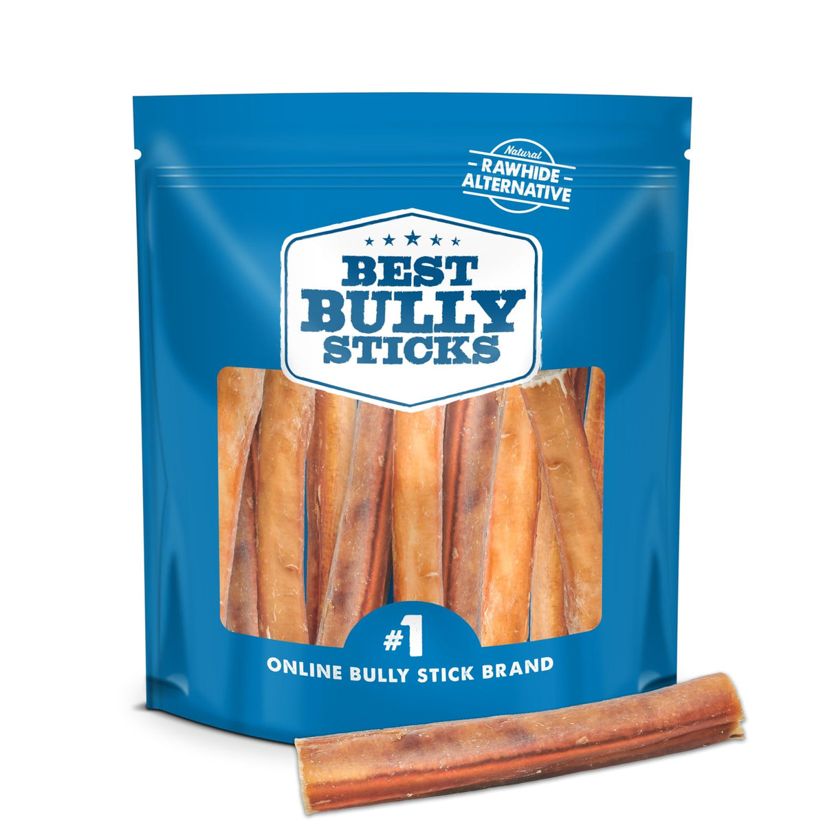 Best Bully Sticks palitos masticar 6 pulgadas para perros grandes, masticación prolongada