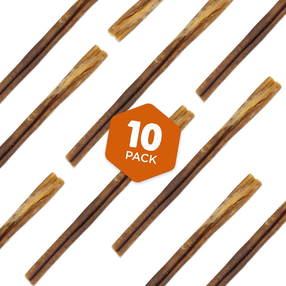 Best Bully Sticks paquete de 10, recompensa sabrosa para el perro