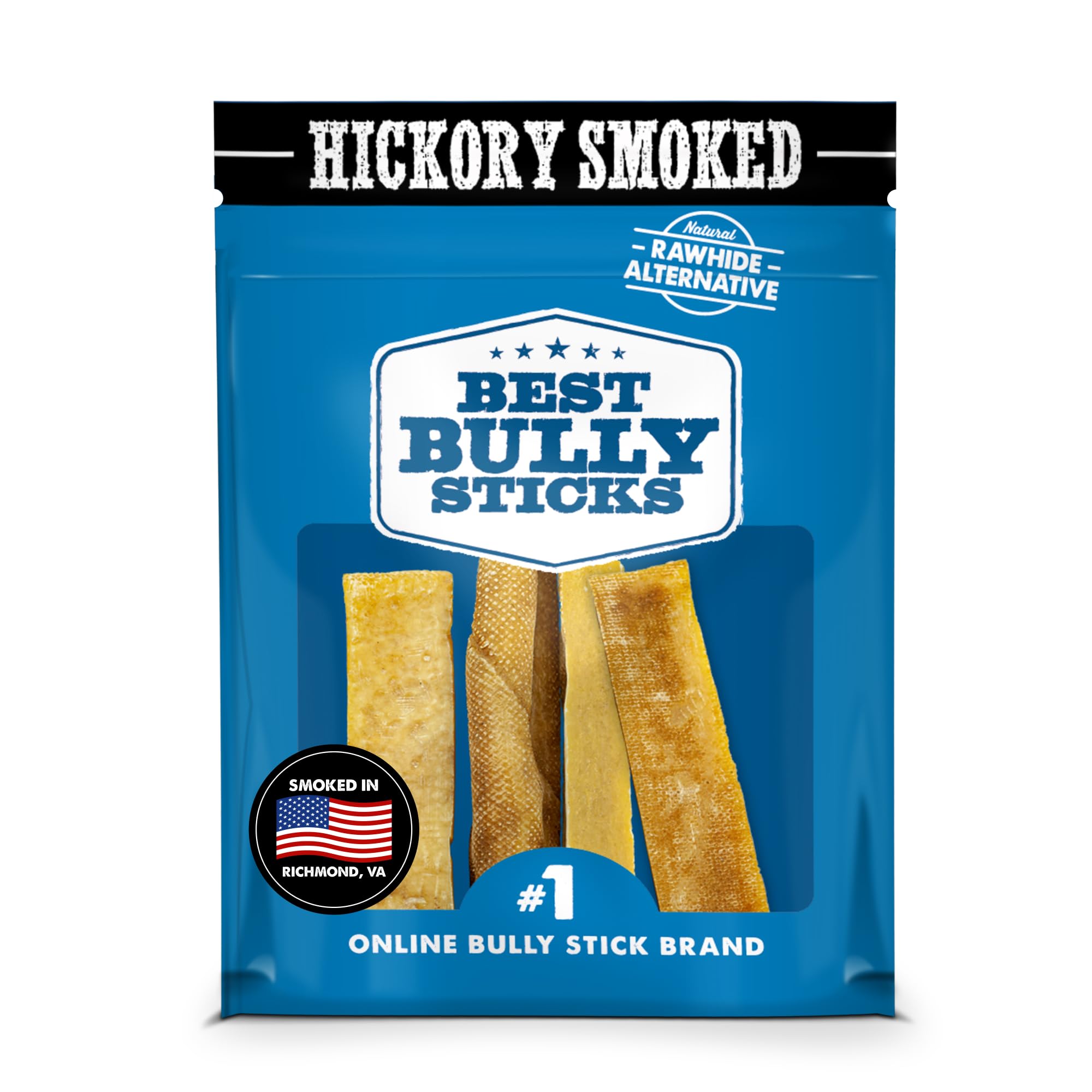 Best Bully Sticks queso yak Himalaya humeado en paquete, snack natural para perros grandes