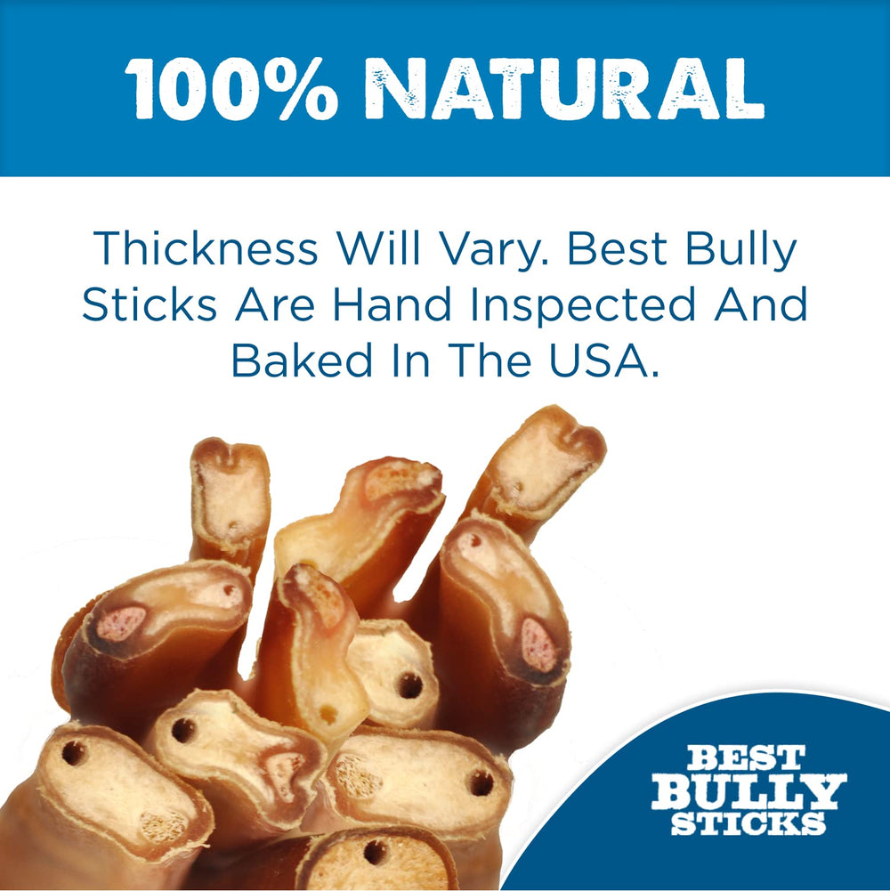 Best Bully Sticks, ingrediente único, carne de res sin aditivos artificiales.