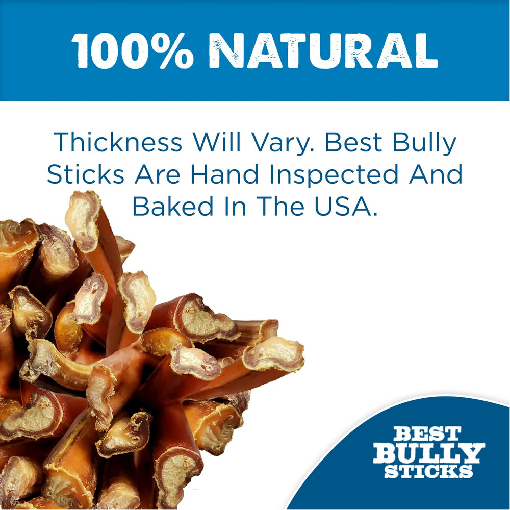Best Bully Sticks textura dura favorece la limpieza suave de dientes durante la masticación.