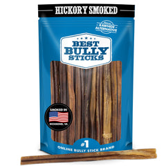 Best Bully Sticks tira gruesa ahumada de 12 pulgadas para masticar