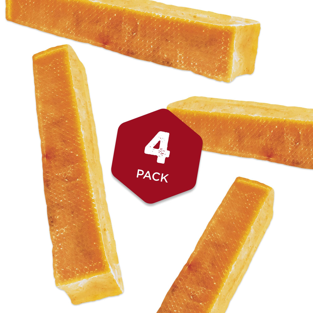 Best Bully Sticks Yak Cheese cuida los dientes durante la masticación prolongada