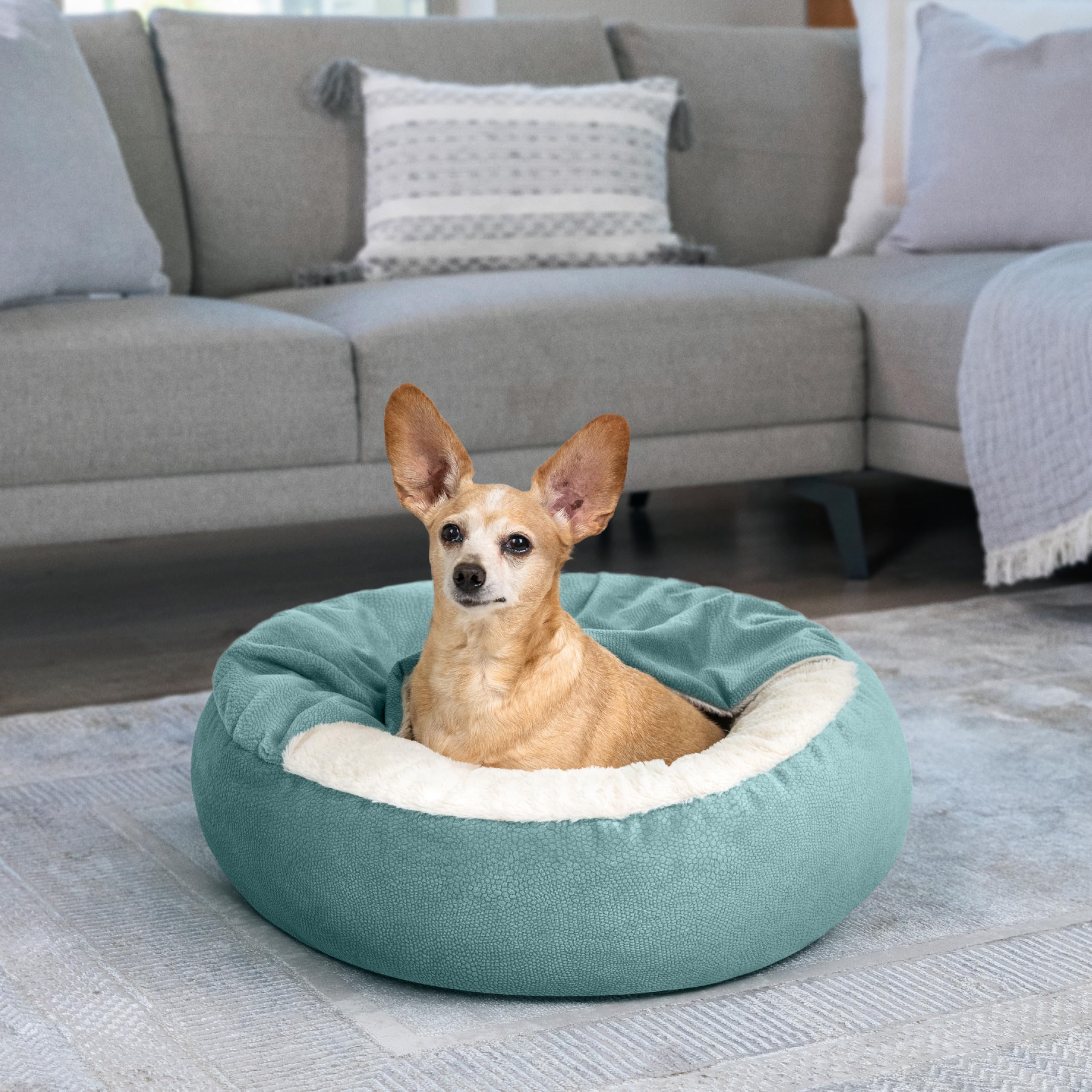 Best Friends by Sheri Cozy Cuddler Ilan exterior microfibra duradera: limpieza rápida y estilo atemporal.