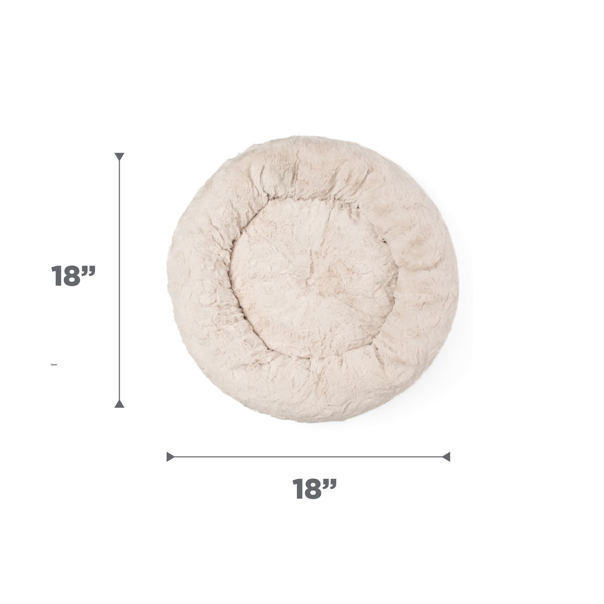 Best Friends by Sheri cama donut tamaño XS, ideal para razas pequeñas.