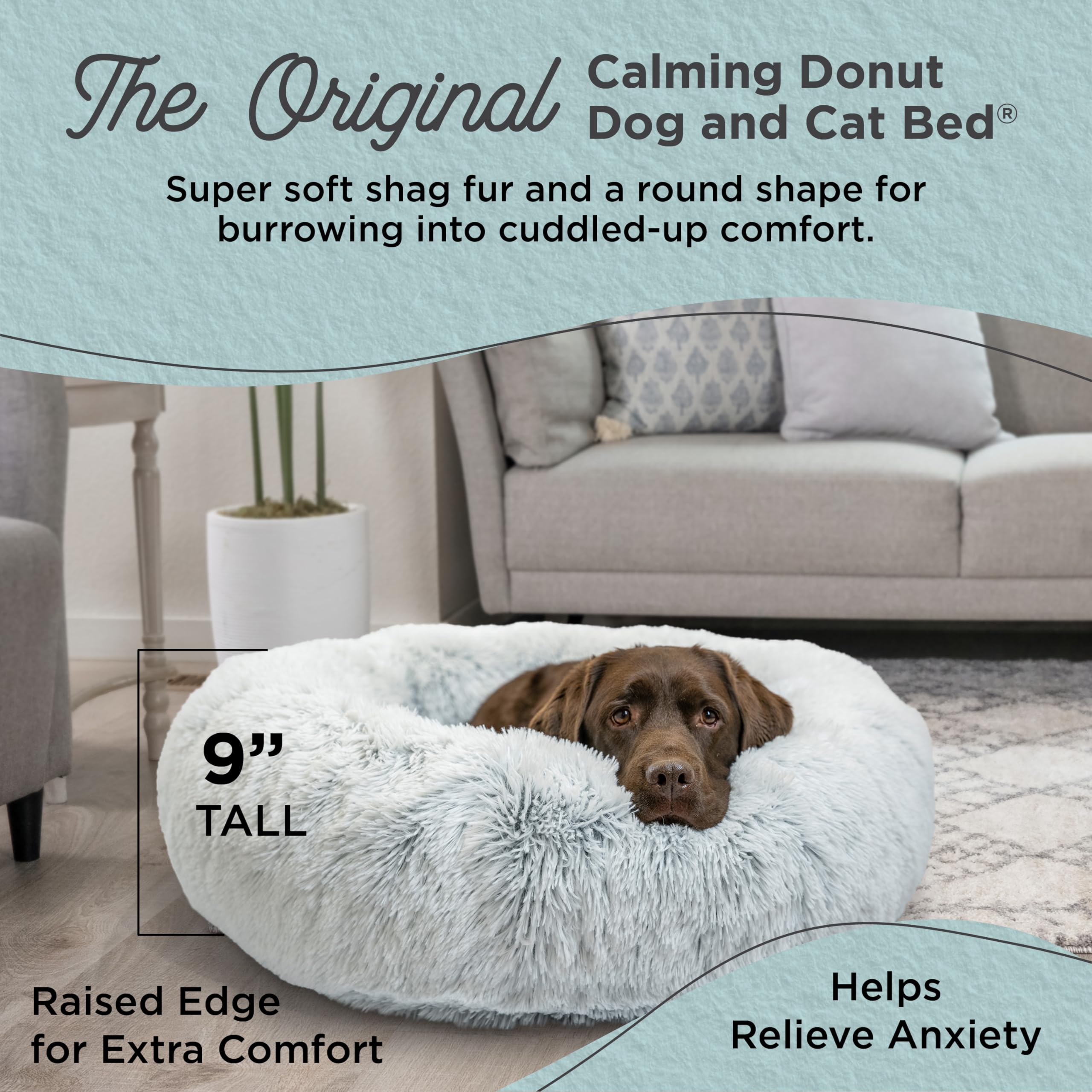 Best Friends by Sheri Cama Donut con textura suave para sueño profundo.