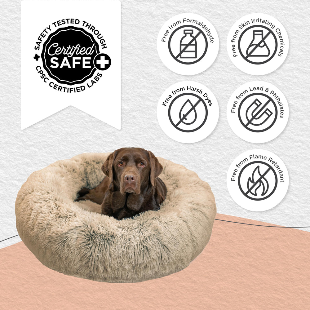 Funda desmontable lavable de la cama donut para limpieza fácil