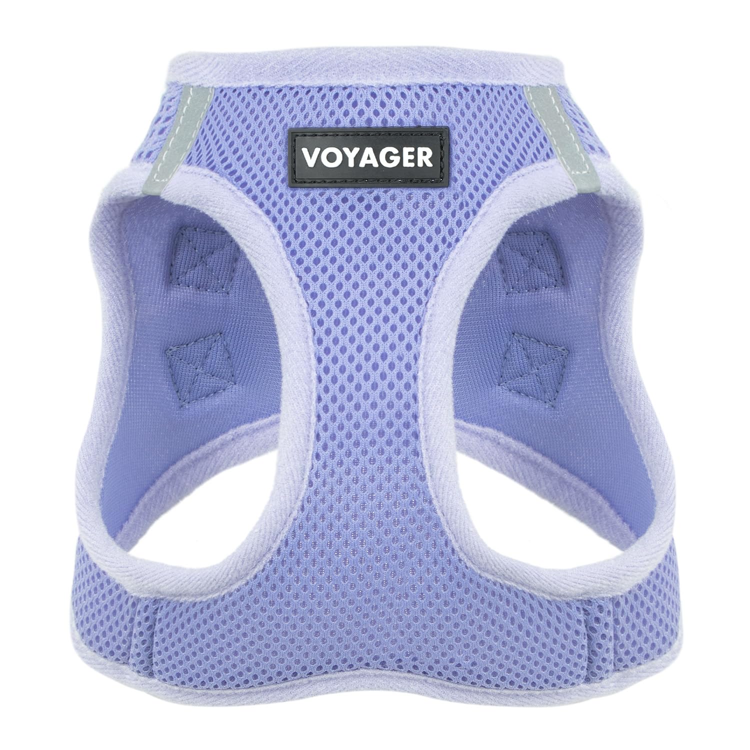 Best Pet Supplies Voyager lavanda, vista frontal, ajuste cómodo