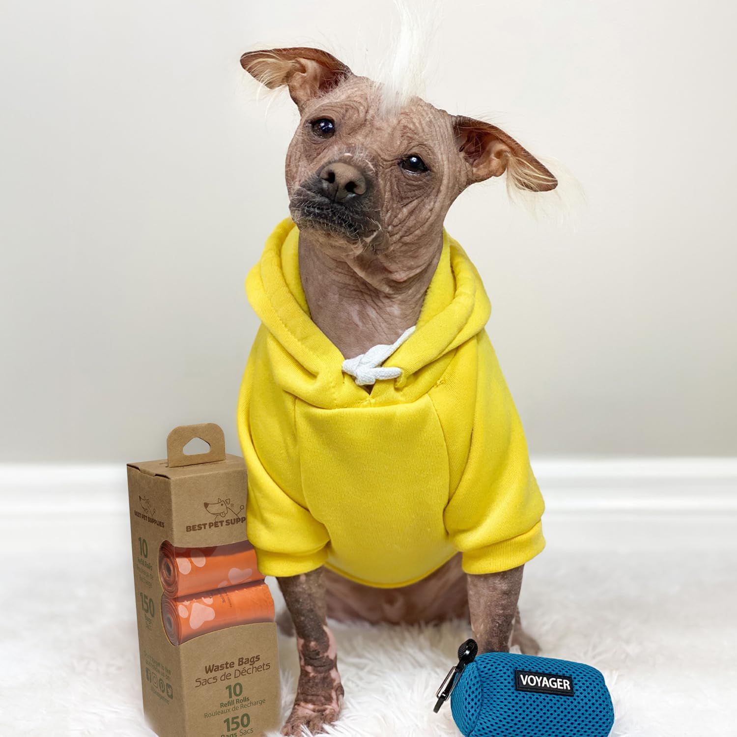 Bloques de perforaciones fáciles para retirar una bolsa de Best Pet Supplies sin esfuerzo.