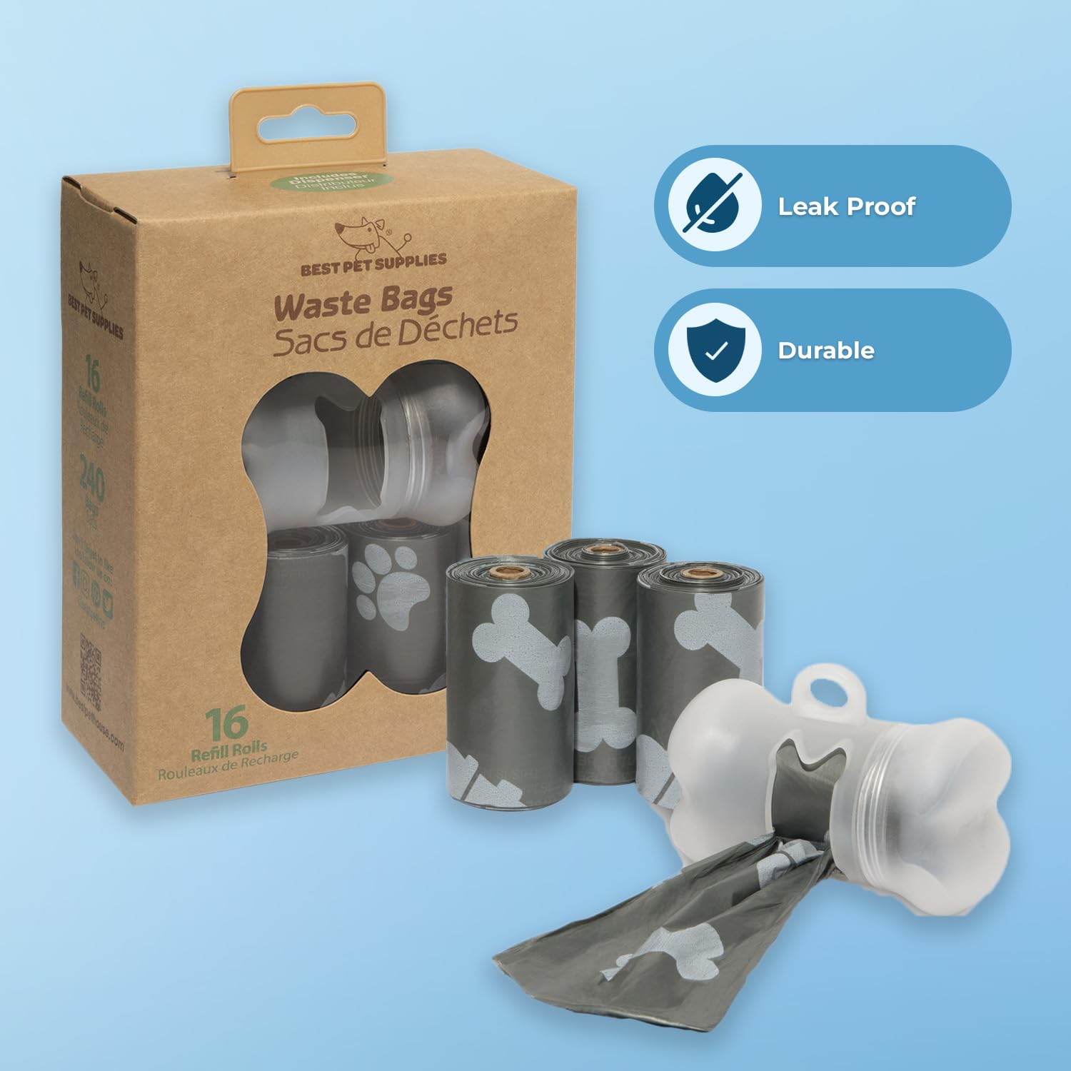 Bolsas Best Pet Supplies, tamaño 13x9 para cualquier raza