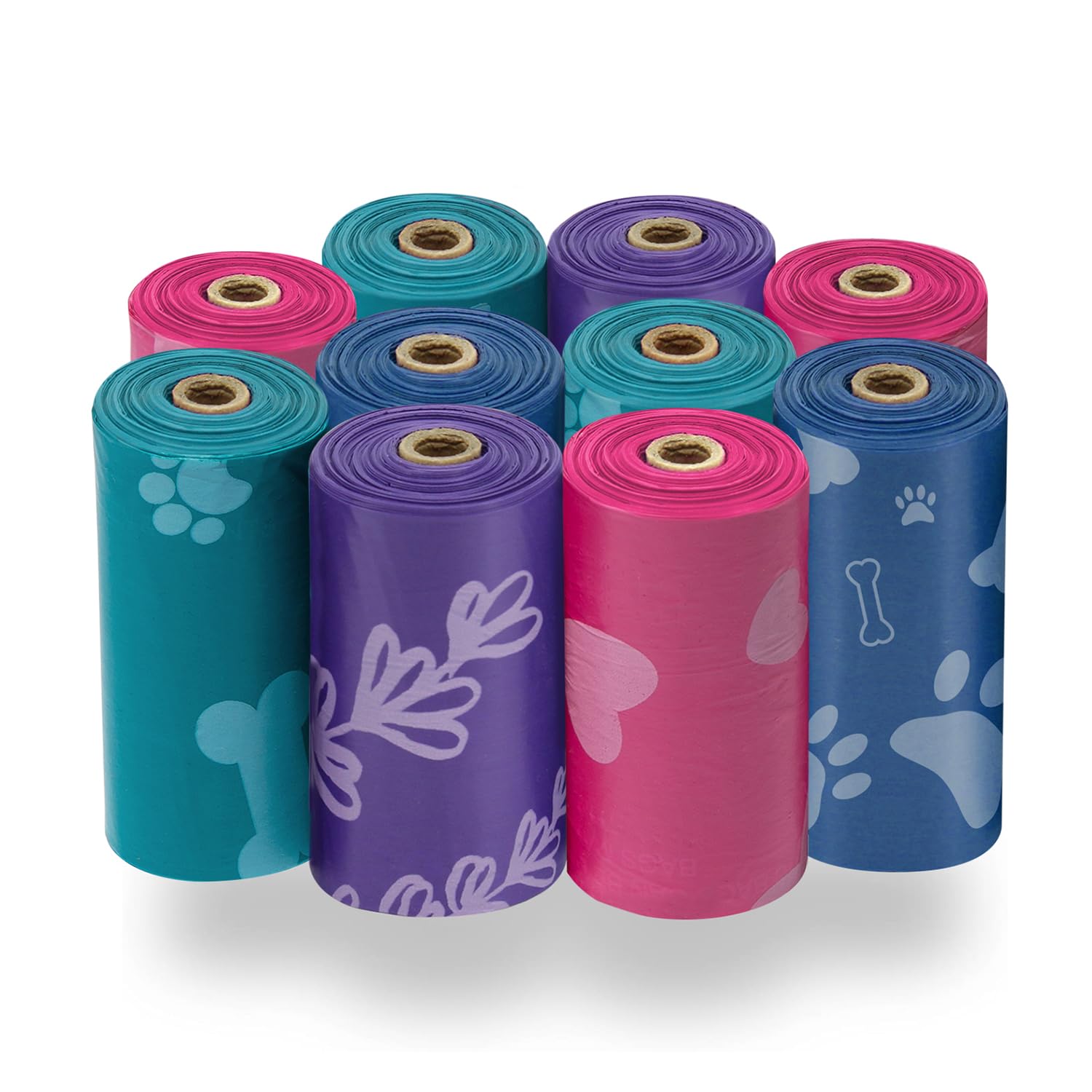 Bolsas Best Pet Supplies de 150 unidades para desechos de perro, duraderas y fáciles de abrir.