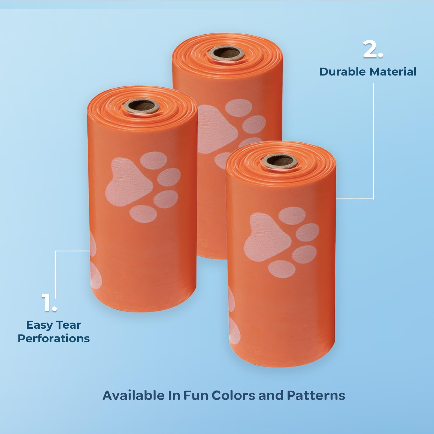 Best Pet Supplies bolsas duraderas para excrementos, ideales para viajes y parques.