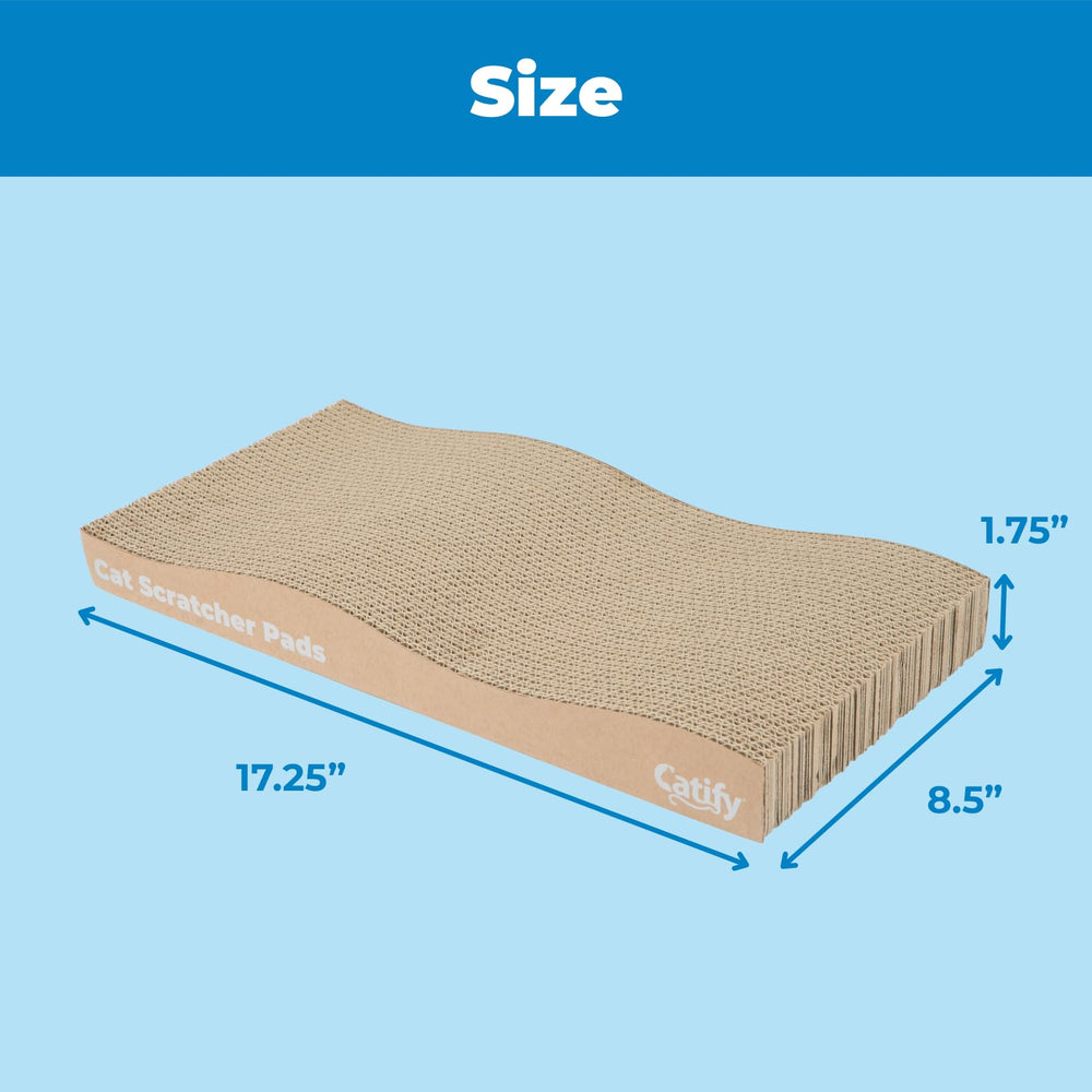 Best Pet Supplies Catify rasca-onda paquete de dos listo para uso.
