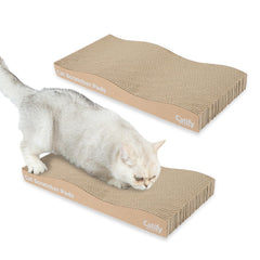 Best Pet Supplies Catify rasca-onda visión general para estirar garras.
