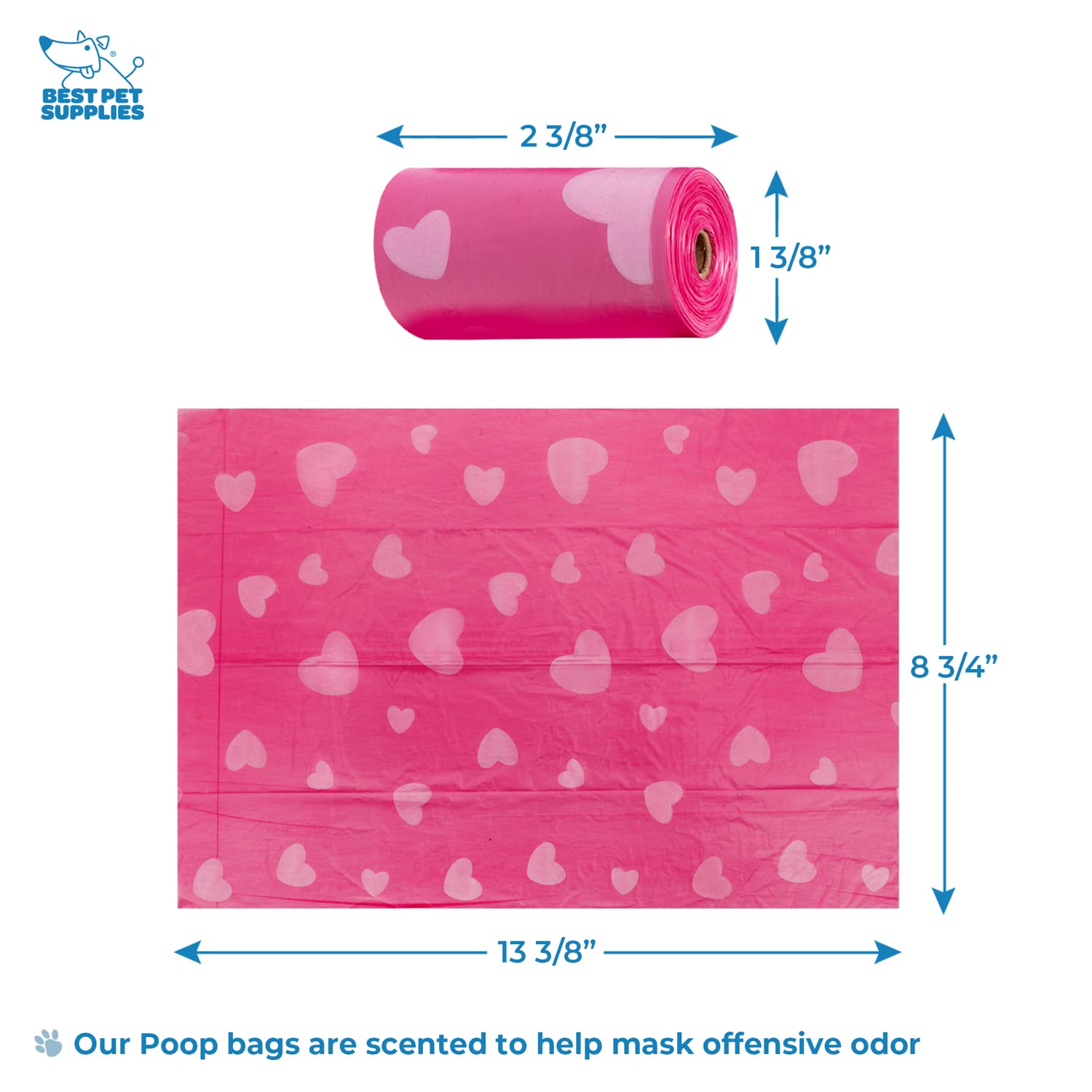 Best Pet Supplies porta-bolsas compacto y ligero, ideal para paseos sin peso.