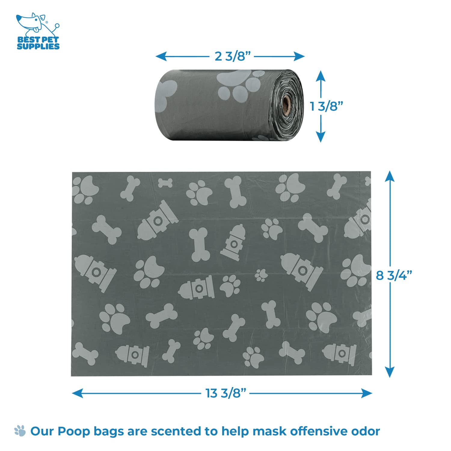 Best Pet Supplies dispensador compacto y ligero para llevar en cualquier paseo