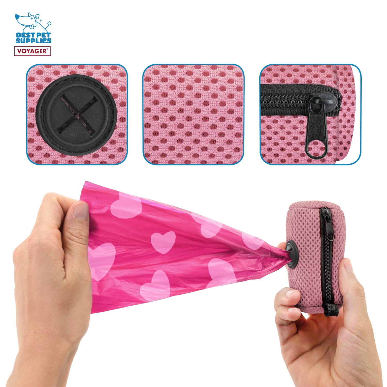 Best Pet Supplies dispensador de malla suave, resistente para uso diario.