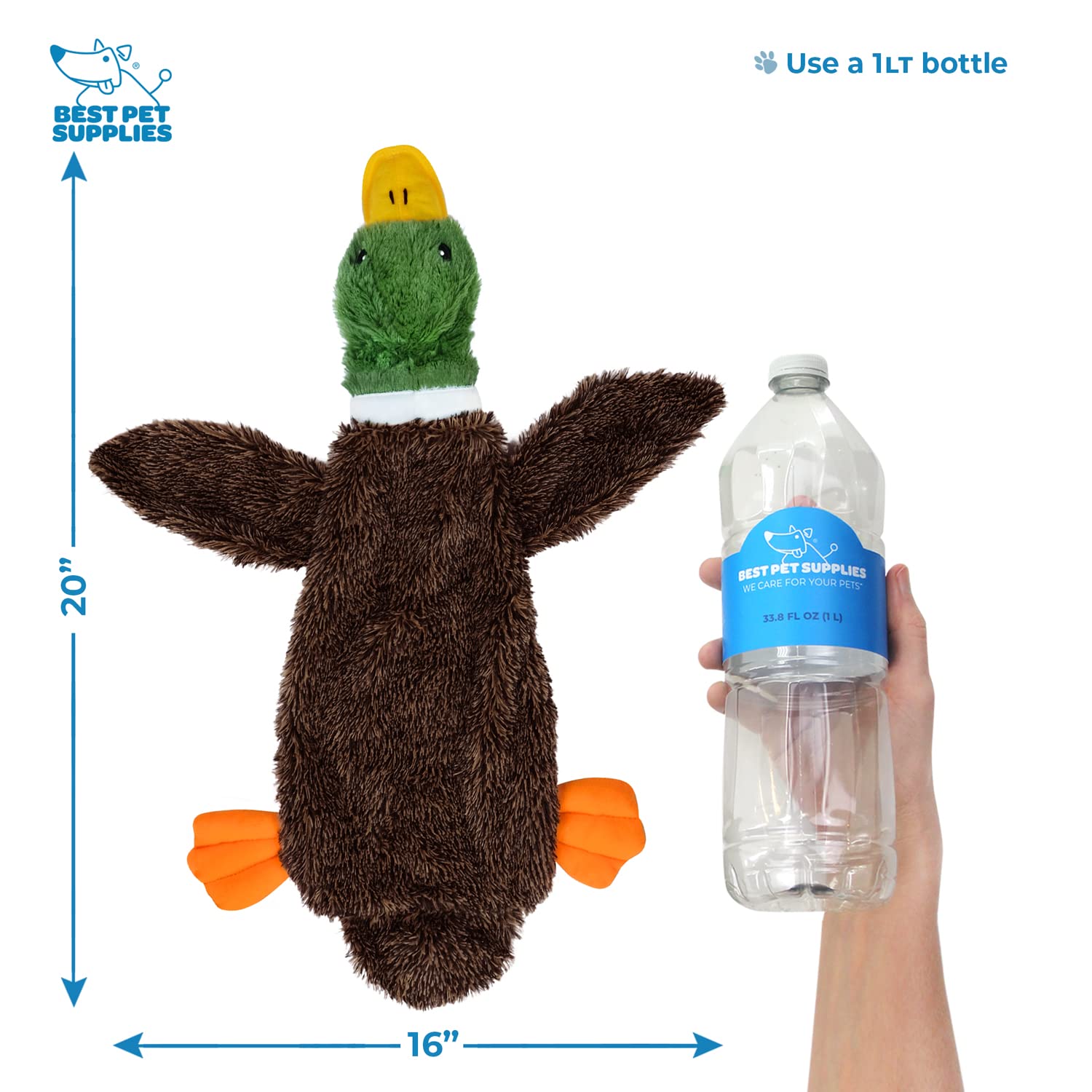 Best Pet Supplies Juguete chirriante Cerdo para perros, estimula la actividad lúdica