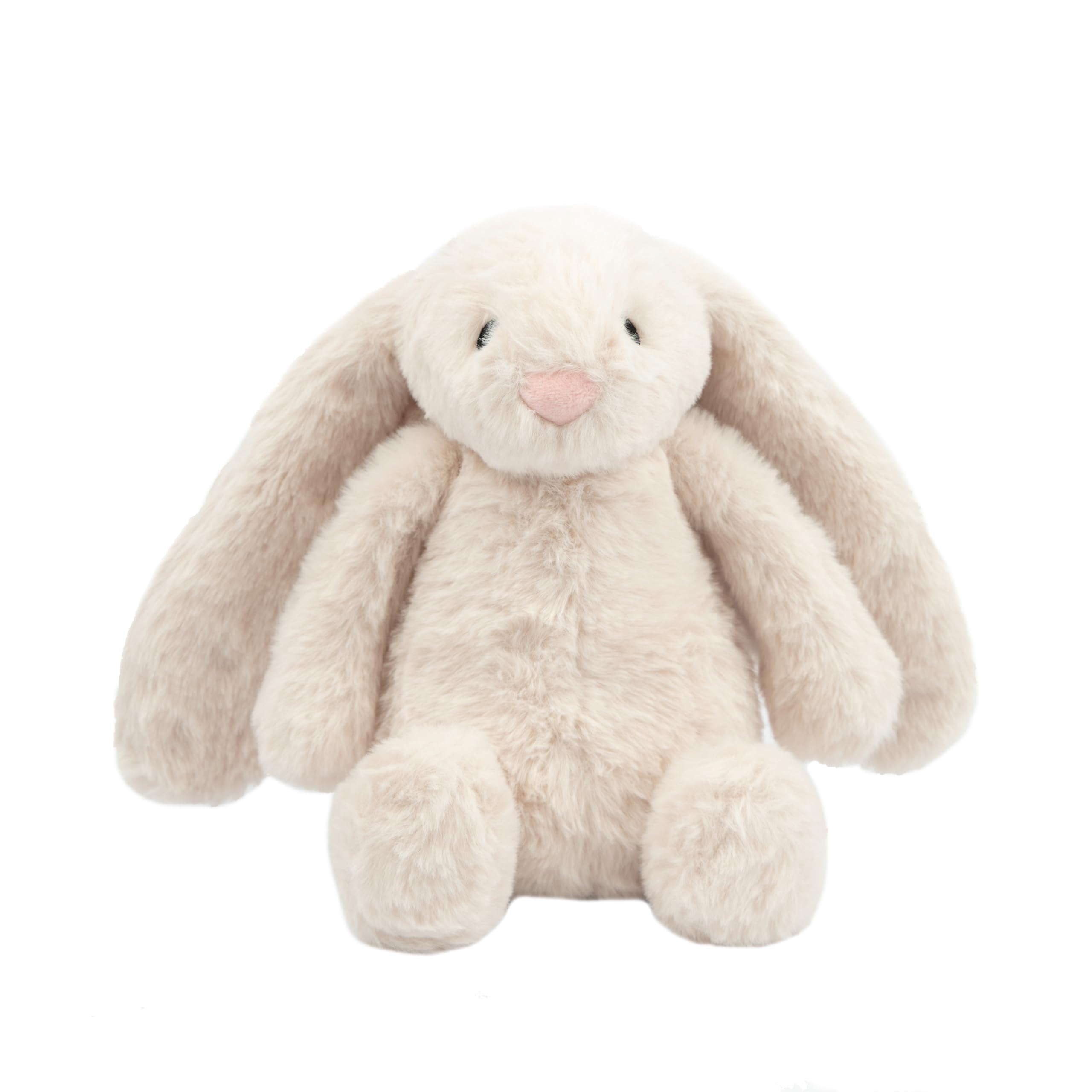 Best Pet Supplies juguete interactivo conejo beige grande con sonido para jugar y morder
